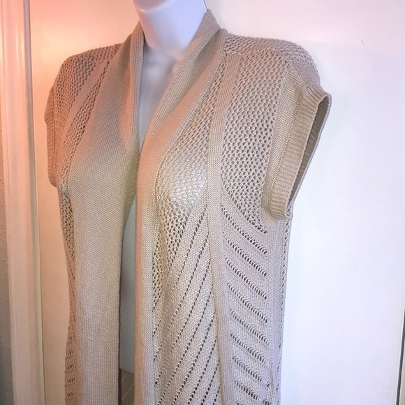 NWT Tahari Open Front Cardigan Size Small - Picture 3 of 11